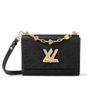 Louis Vuitton Twist MM Bag in Epi Leather with Enamel Charms M20834