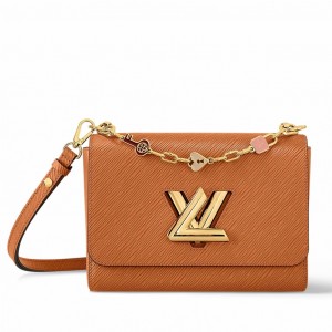Louis Vuitton Twist MM Bag in Epi Leather with Enamel Charms M20846