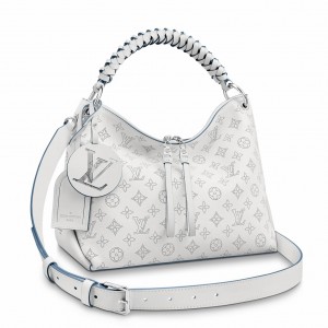 Louis Vuitton Beaubourg Hobo MM in White Mahina Leather M56201