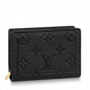 Louis Vuitton Clea Wallet in Black Monogram Empreinte Leather M80151