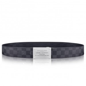 Louis Vuitton Neo Inventeur Reversible 40MM Belt in Damier Graphite Canvas M9234Q