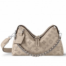 Louis Vuitton Hand It All PM Bag in Galet Mahina Leather M24255