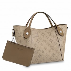 Louis Vuitton Hina PM Bag in Galet Mahina Leather M54351
