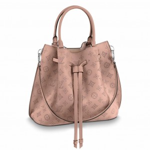 Louis Vuitton Girolata Bag in Magnolia Mahina Leather M54401