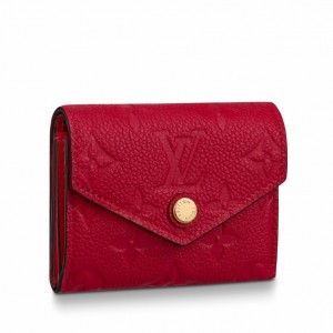 Louis Vuitton Zoe Wallet in Red Monogram Empreinte Leather M58879