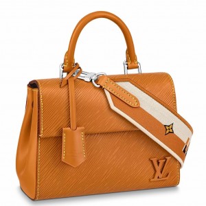 Louis Vuitton Cluny Mini Bag in Epi Leather with Jacquard Strap M58931