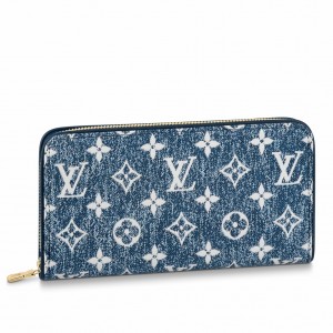 Louis Vuitton Zippy Wallet in Monogram Denim M81226