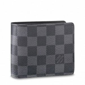 Louis Vuitton Multiple Wallet in Damier Graphite Canvas N62663