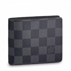 Louis Vuitton Slender Wallet in Damier Graphite Canvas N63261