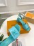 Louis Vuitton Shake Sandals 55mm in Green Patent Calfskin