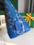 Goyard Vendome Cosmetic Pouch in Blue Goyardine Canvas