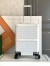 Goyard Bourget PM Trolley Case in White Goyardine Canvas