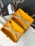 Goyard Bourget PM Trolley Case in Yellow Goyardine Canvas