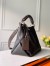 Louis Vuitton Beaubourg Hobo MM in Black Mahina Leather M56073
