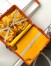 Goyard Bourget PM Trolley Case in Orange Goyardine Canvas