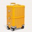 Goyard Bourget PM Trolley Case in Yellow Goyardine Canvas
