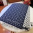 Louis Vuitton Blue Game On Scarf M77640