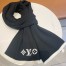 Louis Vuitton Black LV Headline Scarf M77928